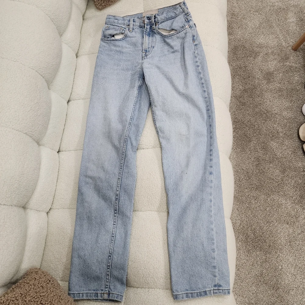 Everlane High Rise Straight Jeans